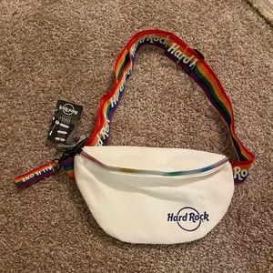 Hard Rock Fanny Pack with Adjustable Belt.NWT. Zip Closure. Inside Zip Pocket.